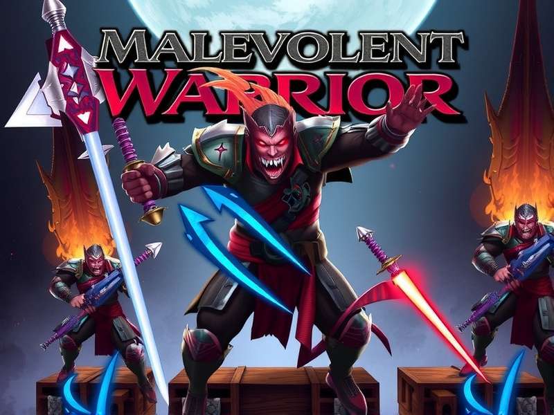 Malevolent Warrior Game Cover Art